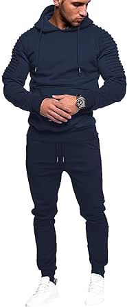 COOFANDY Men's Tracksuit 2 Piece Hoodie Sweatsuit Sets Casual Jogging Athletic Suits